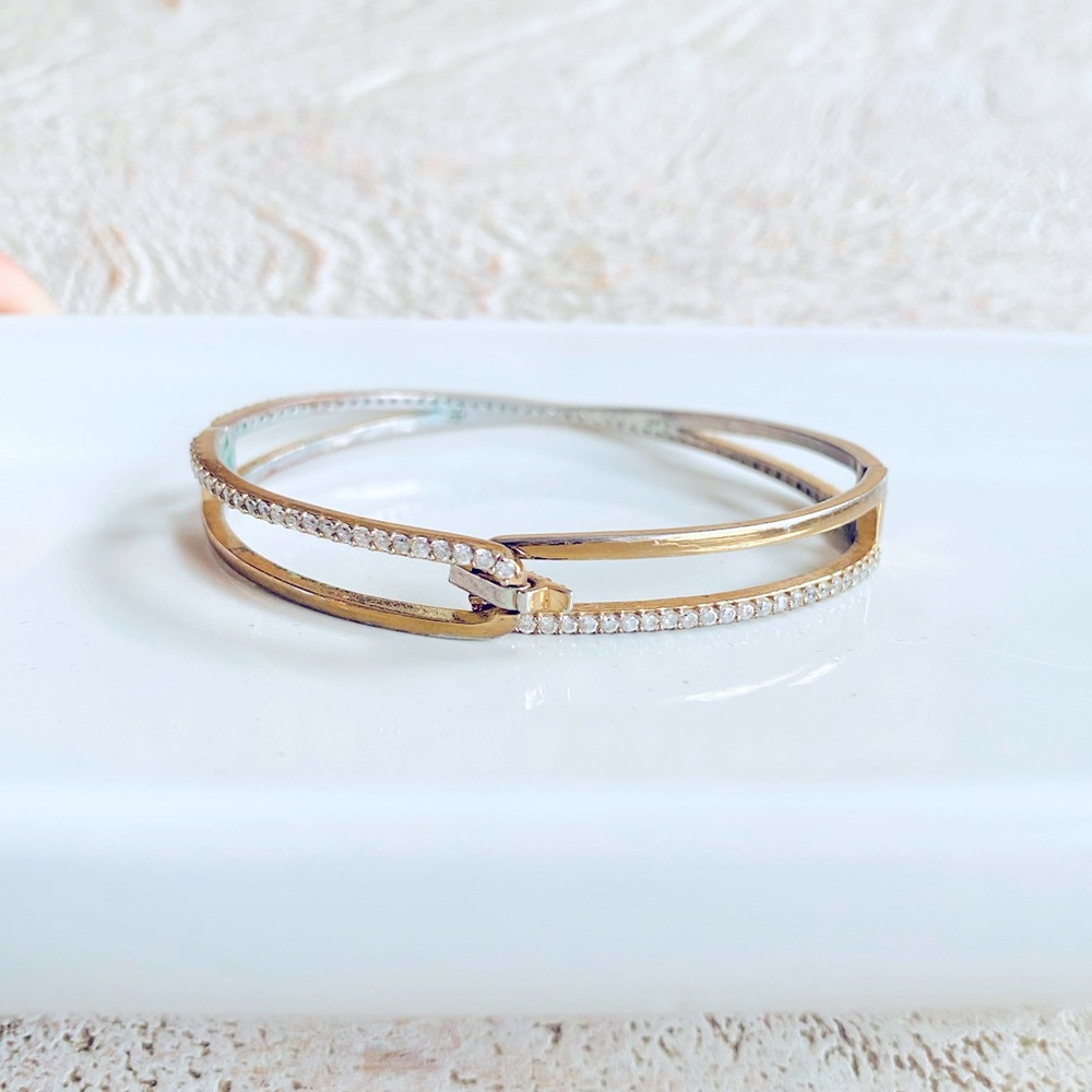 Banana Republic Gold & Diamond Bracelet